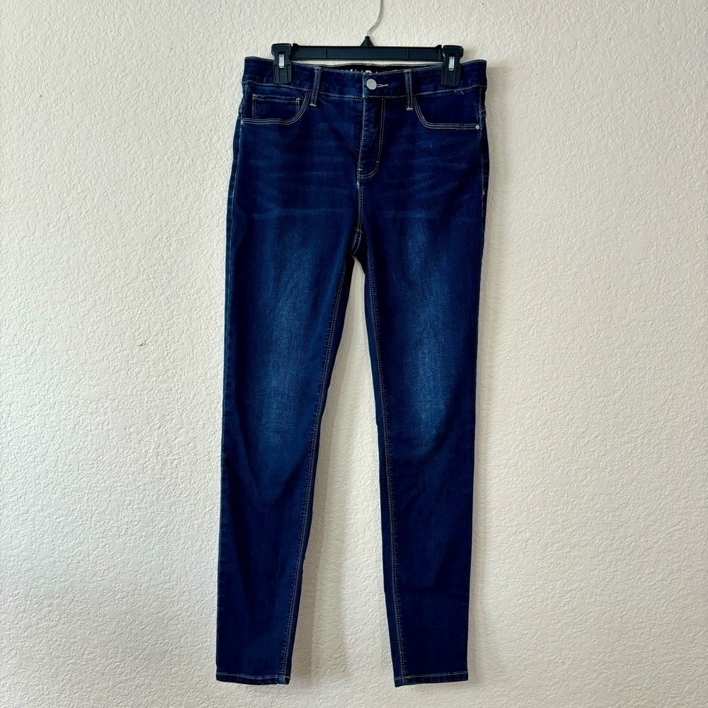 White House Black Market Skinny Jeans Size 6R Dark Wash Indigo High Rise Stretch